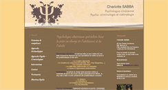Desktop Screenshot of charlottesabba.fr